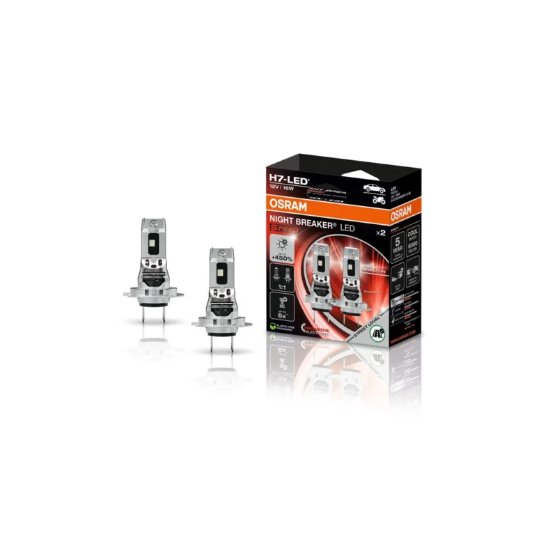 OSRAM H7 NIGHT BREAKER LED SPEED 450 12V Odeslání Ihned