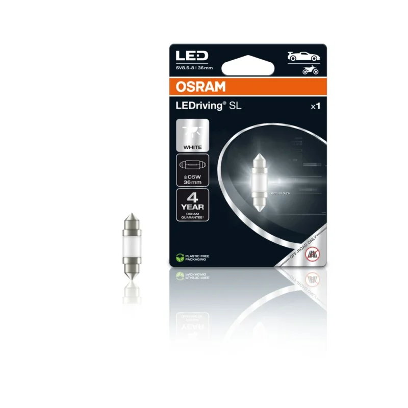 Vyhodná Nabídka OSRAM LED 12V C5W 37mm SV8.5-8 bílá (1ks) blister