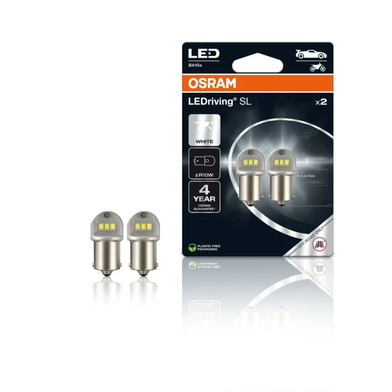?asově Omezené OSRAM LED 12V R10W BA15s bílá (2ks) Duo-blister