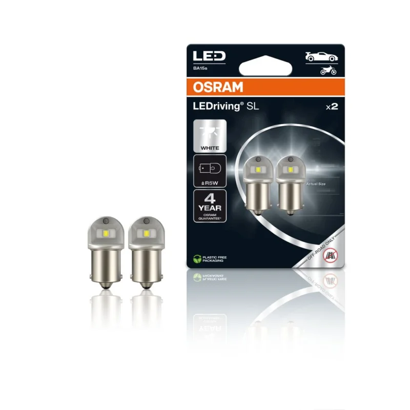 Zlevněny OSRAM LED 12V R5W BA15s bílá (2ks) Duo-blister