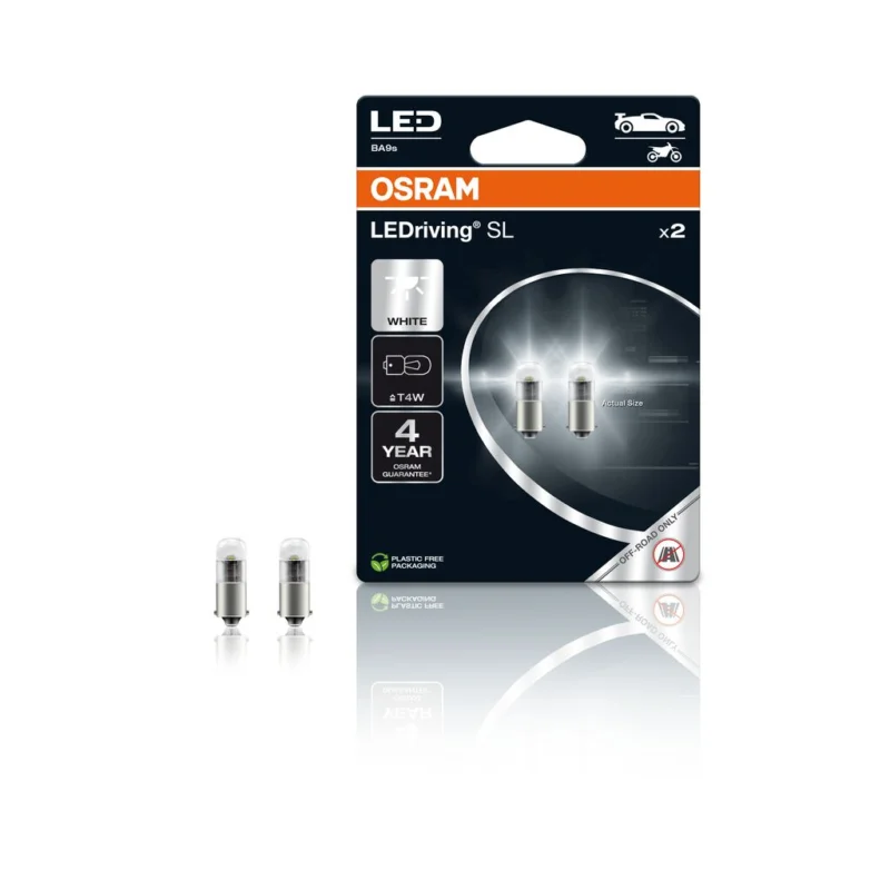 OSRAM LED 12V T4W BA9s bílá (2ks) Duo-blister Doprava Zdarma