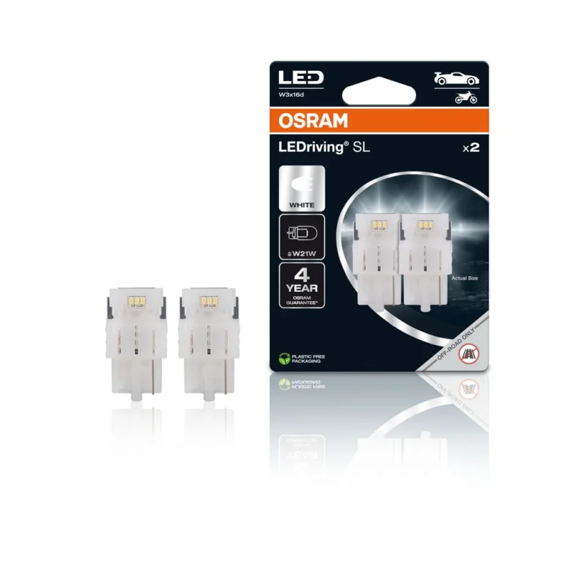 OSRAM LED 12V W21W W3x16d bílá (2ks) Duo-blister Dokud Zásoby Vydr?í
