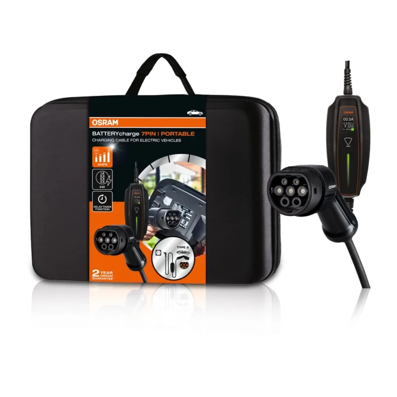 OSRAM nabíje?ka pro elektromobily BATTERYcharge 7PIN | PORTABLE | Type 2 Ak?ní Cena