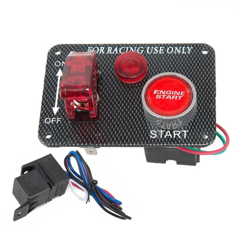 Panel s 1x spína?em, kontrolkou + tla?ítko START, 12V Zna?kovy