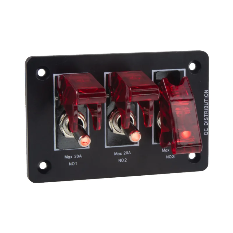 Novinka Panel s 3x spína?em 12/24V