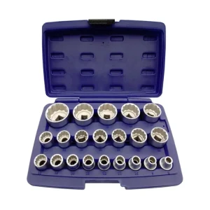 Koupit Online Nástr?né klí?e, gola o?echy 8 - 36 mm 1/2' CR-V, sada 21ks dvanáctihrannych hlavic A-SHS21, V08053