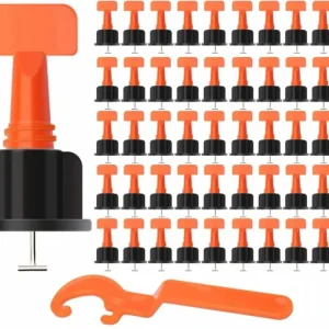 Zna?kovy 50ks Klíny a klipy na vyrovnání dla?by, V07205