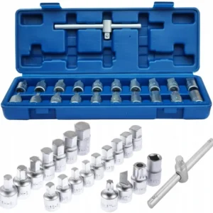 Zna?kovy Nástr?né klí?e na zátky olejovych van s vratidlem 3/8", sada 20ks, V08090