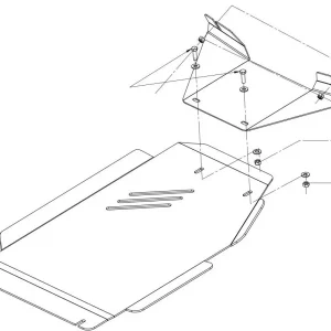 Zna?kovy Kryt p?evodovky - hliník - Volkswagen Amarok (2016 -)