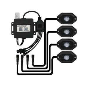 ?asově Omezené LED podsvětlení podvozku RGB 12-24V, Bluetooth, 12x3W - LEDrockRGB