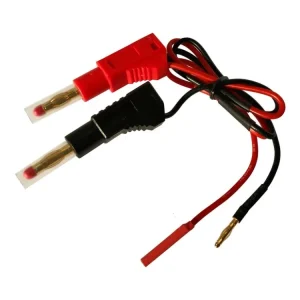 Zna?kovy Nabíjecí kabel s banánky - 2mm (F+)(M-) - FO-LGL-CLG2