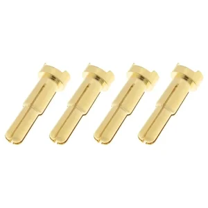 Zna?kovy Konektor zlaceny - redukce 4/5mm 90° samec (4) - GF-1000-015