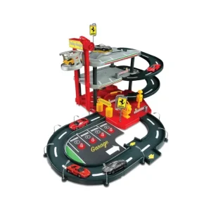 Zna?kovy Bburago Ferrari patrová gará? s benzinkou - BB18-31204