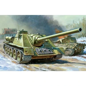 Zvezda Snap Kit - SU-100 (1:72) - ZV-5044 Poslední ?ance