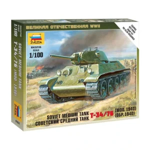 Zvezda Snap Kit - T-34/76 (1:100) - ZV-6101 Odeslání Ihned