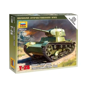 Zvezda Snap Kit - T-26 M (1:100) - ZV-6113 Cenovy Hit