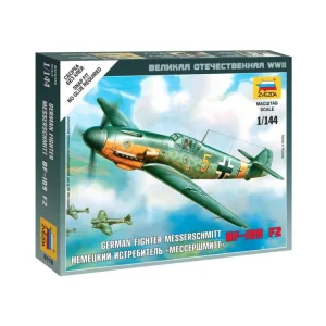 Zvezda Snap Kit - Messerschmitt Bf-109F-2 (1:144) - ZV-6116 Objednat Nyní