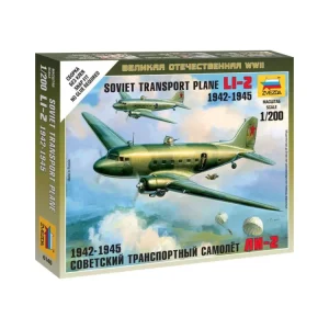 Zvezda Snap Kit - Lisunov Li-2 (1:200) - ZV-6140 Oblíbeny