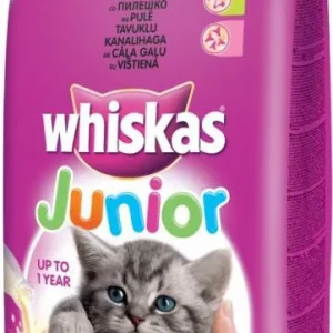 Zna?kovy Whiskas Dry Junior s ku?ecím masem 14kg recenze a hodnocení