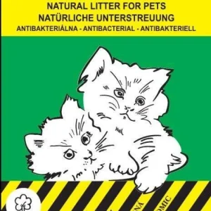 Zverlit zelená, 10 kg diskuse, hrudkující stelivo Sezónní Sleva