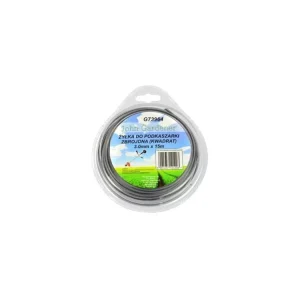 ?ací struna do strunové seka?ky, ?ty?hranná, zesílená, 3mm x 15m, Geko G73964 ?asově Omezené