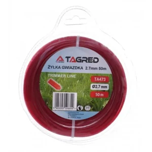 ?ací struna do strunové seka?ky hranatá, 2,7 mm x 50 m, Tagred TA473 Autenticky