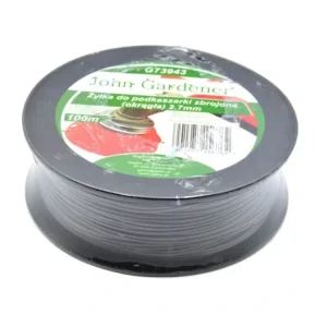 ?ací struna do k?ovino?ezu kulatá, zesílená, nylon, 2,7mm x 100m, Geko G73943 Dokud Zásoby Vydr?í