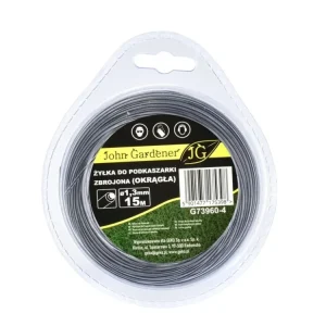 ?ací struna do k?ovino?ezu, zesílená, kulatá 1,3mm x 15m, Geko G73960-4 Nejlep?í Volba
