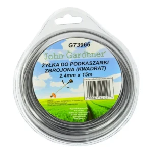?ací struna do strunové seka?ky, zesílená, ?ty?hranná 2,4mm x 15m, Geko G73966 Objednat Nyní