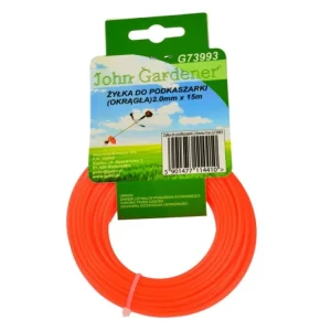 ?ací struna do strunové seka?ky kulatá 2mm x 15m, Geko G73993 Vysoce Kvalitní