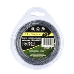 ?ací struna do strunové seka?ky, ?ty?hranná, zesílená, 1,3mm x 15m, Geko G73964-4 Top Prodej