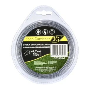 ?ací struna do strunové seka?ky, zesílená, zvlněny profil 2,7mm x 15m, Geko G73968-1 Sezónní Sleva