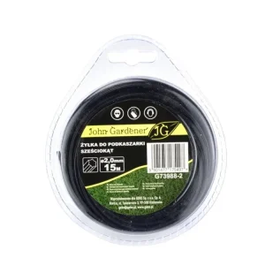 ?ací struna do strunové seka?ky, ?estihranná 2mm x 15m, Geko G73988-2 Cenově Vyhodny