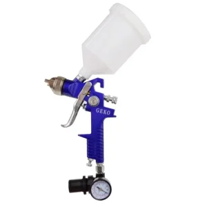 ?asově Omezené St?íkací pistole HVLP 600ml 1,4mm + reduk?ní ventil, Geko G01182