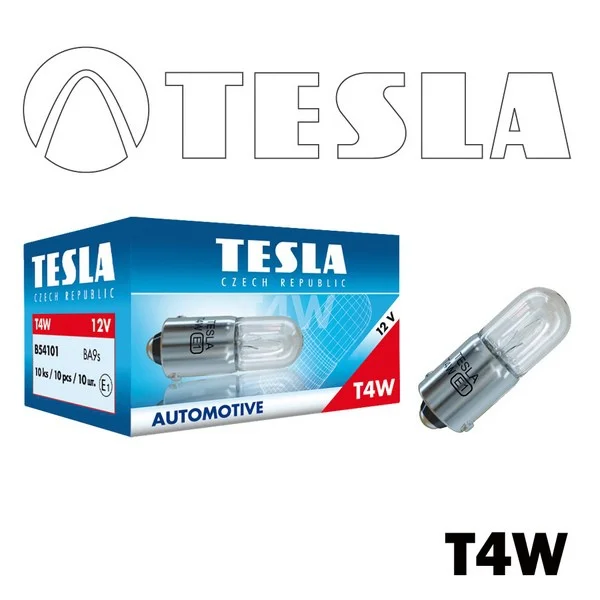 ?árovka 12V T4W BA9s TESLA Oblíbeny