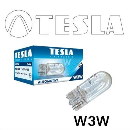 ?árovka 24V W3W W2,1x9,5d celosklo TESLA Levny