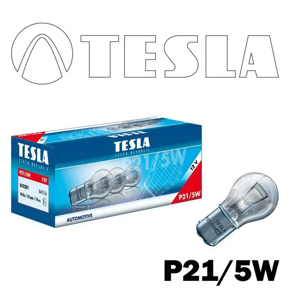 ?árovka 12V P21/5W BAY15d TESLA Vrácení Zdarma