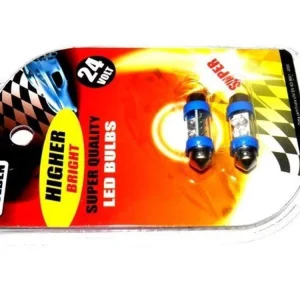 ?árovka 4LED 24V sufit modrá 2ks - 36 mm Nejlep?í Cena