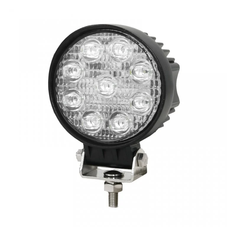 Zlevněny Svítilna pracovní LED - pr?měr 90mm, 10-32V, 9 ETI LED, 27W, 1600Lm, R10
