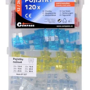 Zna?kovy Pojistka no?ová sada 120ks