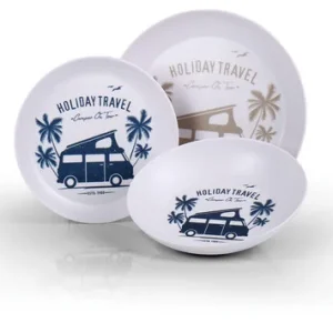 Zna?kovy Melaminová sada nádobí pro 2 osoby Holiday Travel, 6 díl?