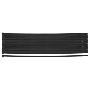 ?asově Omezené Stahovací pásky 4,8×450 mm, ?erné, 50ks 01-637