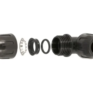 Zna?kovy Spojka na trubky 90° fi 63 mm polymerová 9ALR9C63