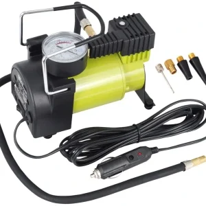 ?asově Omezené Kompresor kovovy 12V, 11 BAR, s adaptéry a ta?kou, 58004