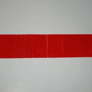 ?ervená odrazka na auto samolepící ultraslim 3D fólie 5cm x 20cm Vysoce Kvalitní