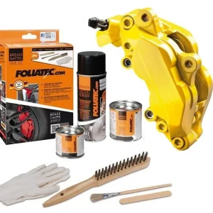 Zna?kovy FOLIATEC dvouslo?ková barva na brzdy ?lutá (Speed yellow)